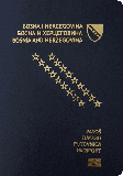 Capa do passaporte de Bósnia e Herzegovina