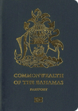 Capa do passaporte de Bahamas