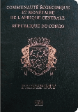 Passport cover of Congo