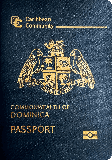 Passhülle von Dominica
