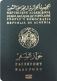 Passhülle von Algerien