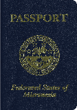 Passport cover of Micronésia