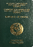 Bìa hộ chiếu của Ghana