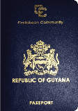 Capa do passaporte de Guiana