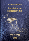 Capa do passaporte de Honduras