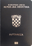 Passhülle von Kroatien