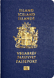 Passport cover of Island