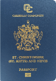 Passhülle von St. Kitts und Nevis