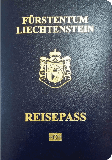 Passhülle von Liechtenstein