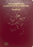 Capa do passaporte de Luxemburgo