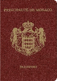 Bìa hộ chiếu của Monaco