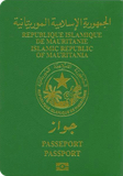 Passport cover of Mauritania