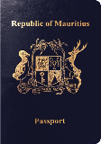 Passhülle von Mauritius