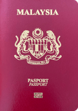 Passhülle von Malaysia