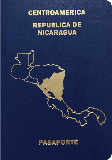 Passport cover of Nicarágua