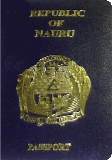 Funda de pasaporte de Nauru