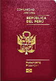 Funda de pasaporte de Perú