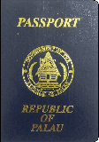 Capa do passaporte de Palau