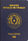 Funda de pasaporte de Paraguay