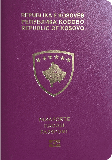 Passport cover of Kosovo