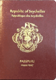 Capa do passaporte de Seicheles
