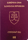 Обложка паспорта Словакия