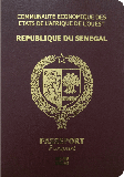 Passport cover of Sénégal