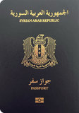 Passhülle von Syrien