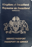 Passport cover of Эсватини