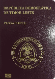 Passport cover of Osttimor