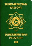 Passhülle von Turkmenistan