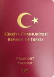 Passport cover of Turquía
