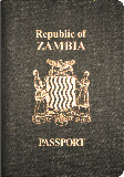 Passhülle von Sambia